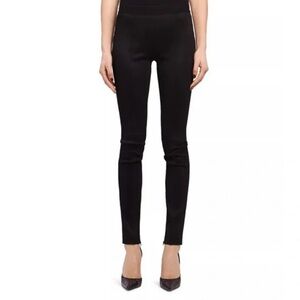 Helmut Lang Zip-Hem Legging Pants Black Casual Designer Streetwear Women’s XS